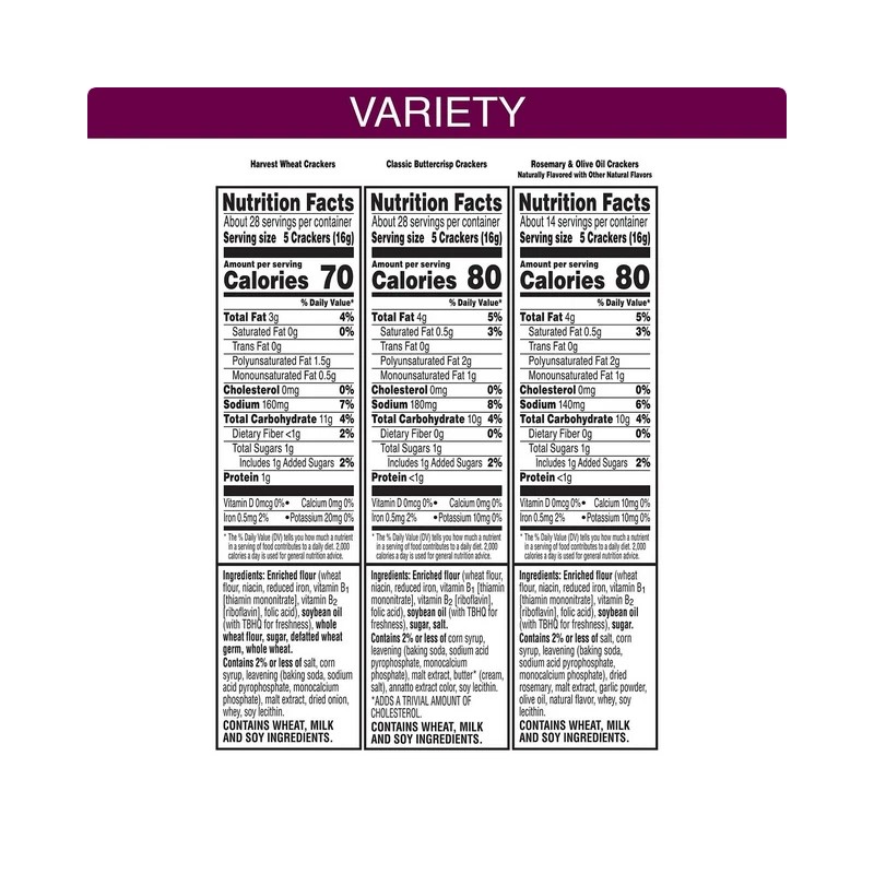 Kellogg's Kellogg s Toasteds Crackers Variety Pack (40 oz.)