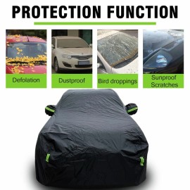 Monster-Parts For Toyota Sequoia Full Car Cover Waterproof Sun Dust All Weather Protection