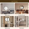 TETOTE Round 30 inch Black Mirror, Circle Mirror for Bathroom