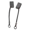 vhbw 2 x Carbon Brushes Motor Carbon Abrasive Carbon Compatible