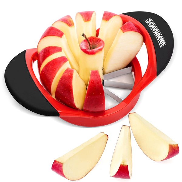 SCHVUBENR 3.5 Inch Apple Slicer with 12 Sharp Blades -