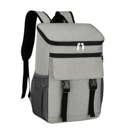 Schwylth Cooler Backpack, 30 Cans Backpack Coolers Insulated Leak Proof for Men Women, Ice Chest Beach Cooler Bag, Portable Lunch Backpack for Camping Hiking Picnic Travel (Grey)