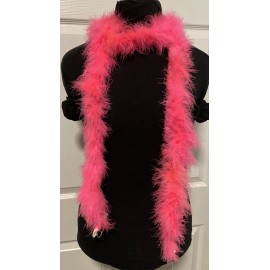 Joann 2 Yards Pink Turkey Medium Weight Marabou Feather Boa 25 Gram Craft Costume