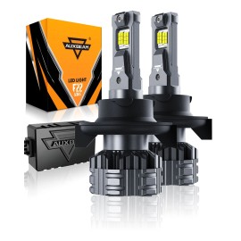 AUXBEAM H13 9008 High Low Beam LED Headlight Bulb 6500K Super Bright Canbus 110W