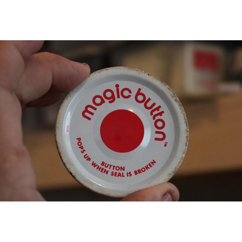 (1) Vintage (NOS), 1 qt Clear Magic Mason, Mason Jar,