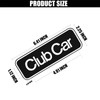 Drive-up Name Plate for Club Car Onward Emblem Silver for