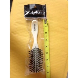 SCALPMASTER CONTOUR NECK HAIR BRUSH 7-ROW NYLON BRISTLES IVORY Color S-300-IV