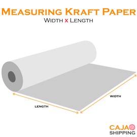 Caja Shipping Kraft Paper Roll, 75#, 48" x 475', Kraft, 1/Roll