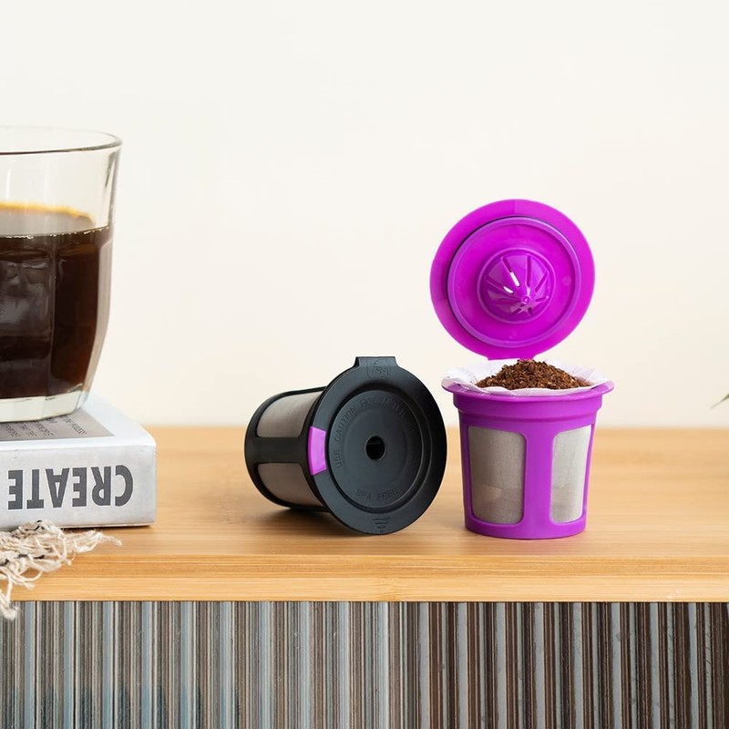 Reusable k Cups for Kerig with Bottom Mesh, Reusable Coffee