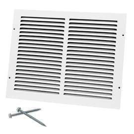 Howeall 14"W x 10"H [Duct Opening Size] Steel Return Air Grille, Air Return Vent Cover for Ceiling and Sidewall - HVAC Air Vent Covers - [Outer Dimensions: 15.75"W x 11.75"H]