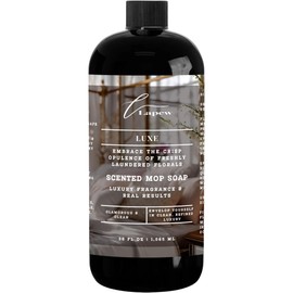 Lapew Luxe Scented Mop Soap Concentrate 36 oz | Premium Fragranced Floor Cleaner | Streak-Free | Hard Floor Cleaning Solution | Eco Friendly | Made in USA (Diva)