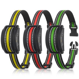 PetJoy Dog Bark Collar, Bark Collar for Small Dogs 5-15 lbs, Bark Collar 3 Pack with 5 Adjustable Levels of Sensitivity, Barking Collar Small Breed