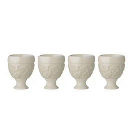 Premier Housewares Georgia Egg Cups - Cream, Set of 4