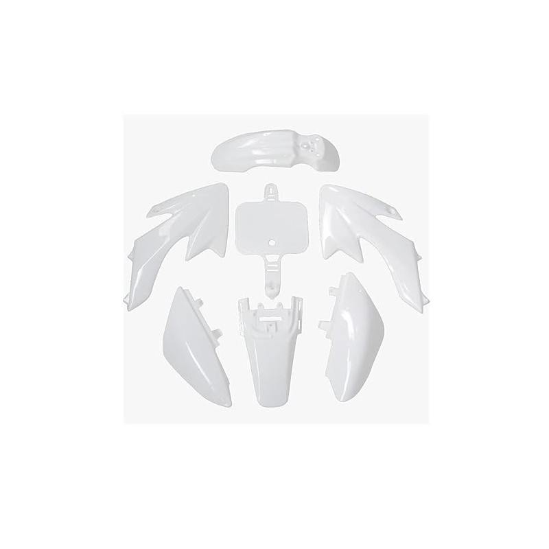 PCC MOTOR WHITE PLASTIC FENDER KIT FOR HONDA CRF XR50