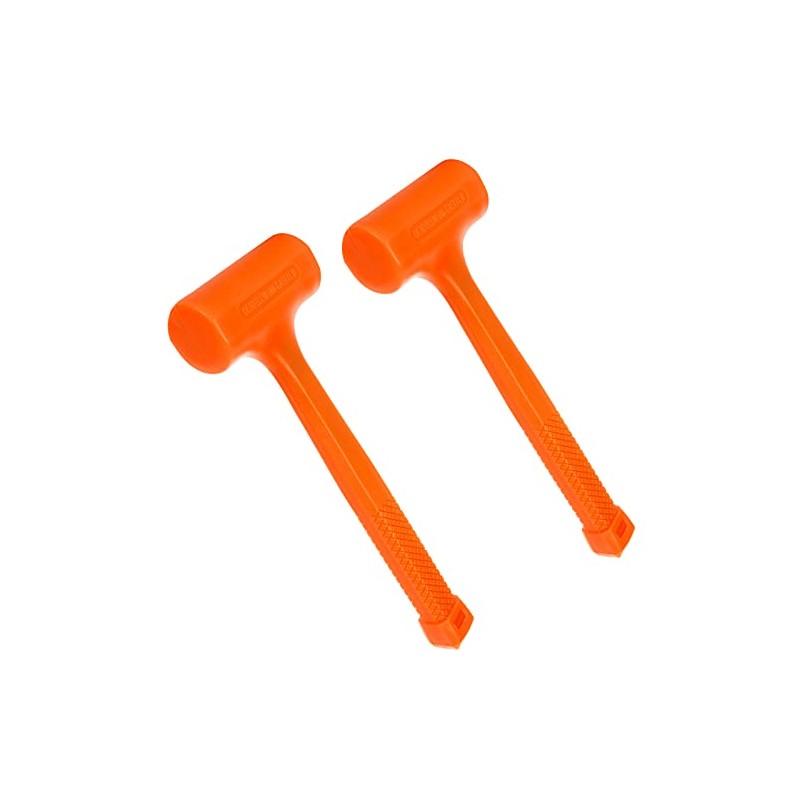 Acrux7 Dead Blow Hammer Set of 2 Pcs 1Lb Neon