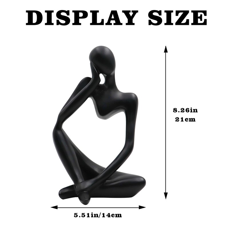 Thinker Statues and Sculptures, Resin Thinker Statue Ornaments, Abstract Style