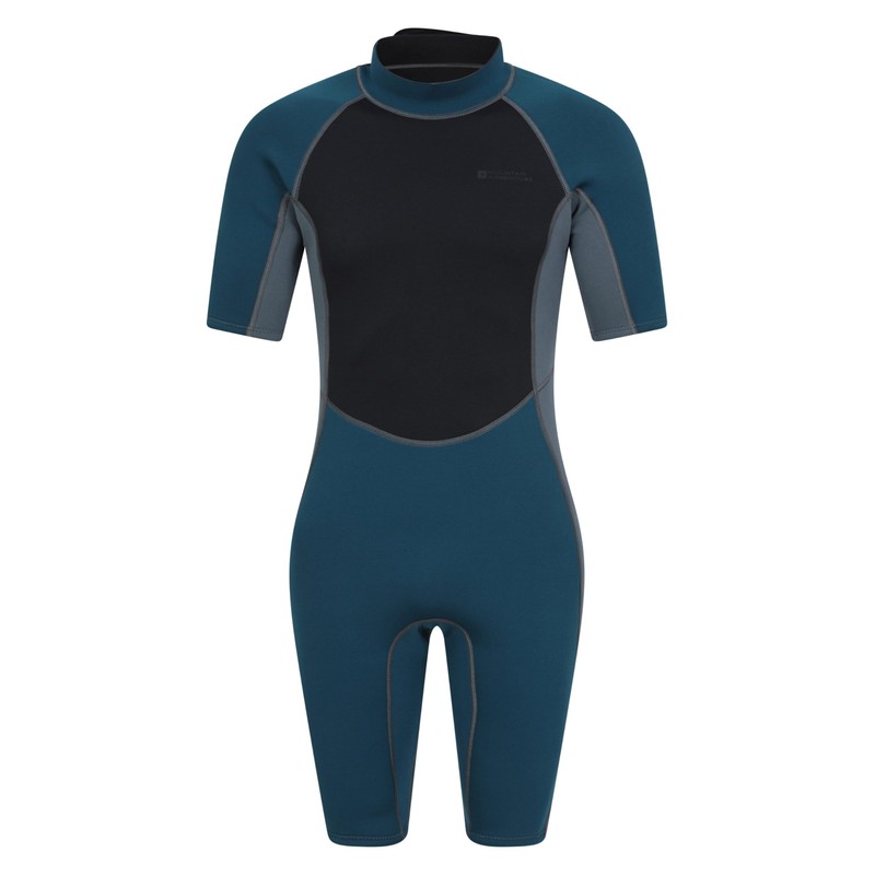 Mountain Warehouse Shorty Mens Wetsuit – 2.5mm Thickness, Neoprene Contour