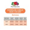 Fruit of the Loom 4T/5T Girls FRUIT OF THE LOOM