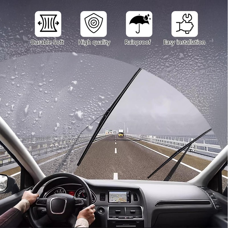 RiuCrepian Pack of 6 Windscreen Wiper Rubber, Sold by the