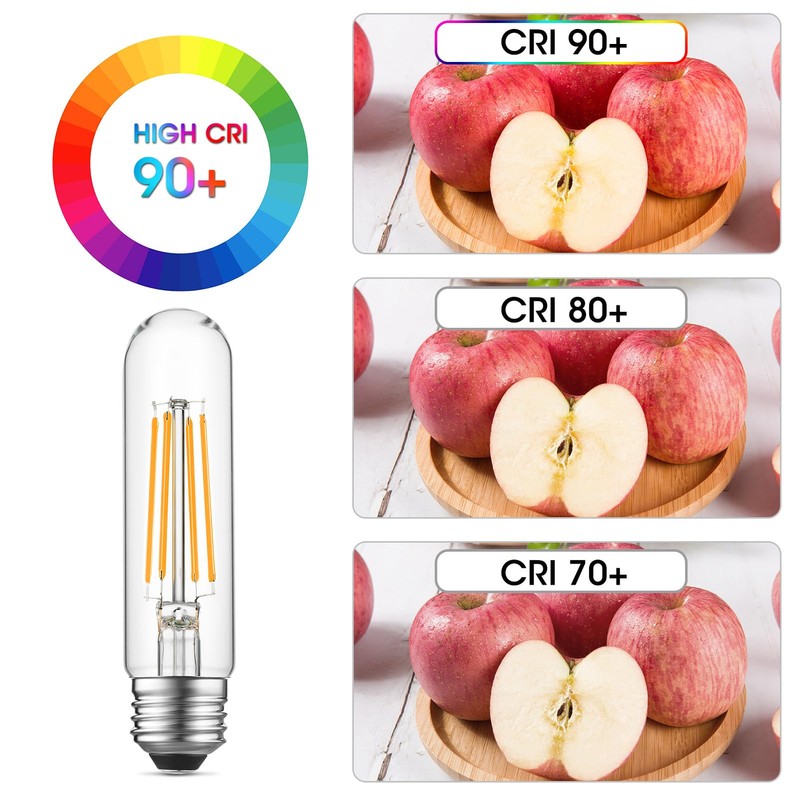 Gozelux Dimmable E26 LED Bulb 6W Equal 60 Watt Warm