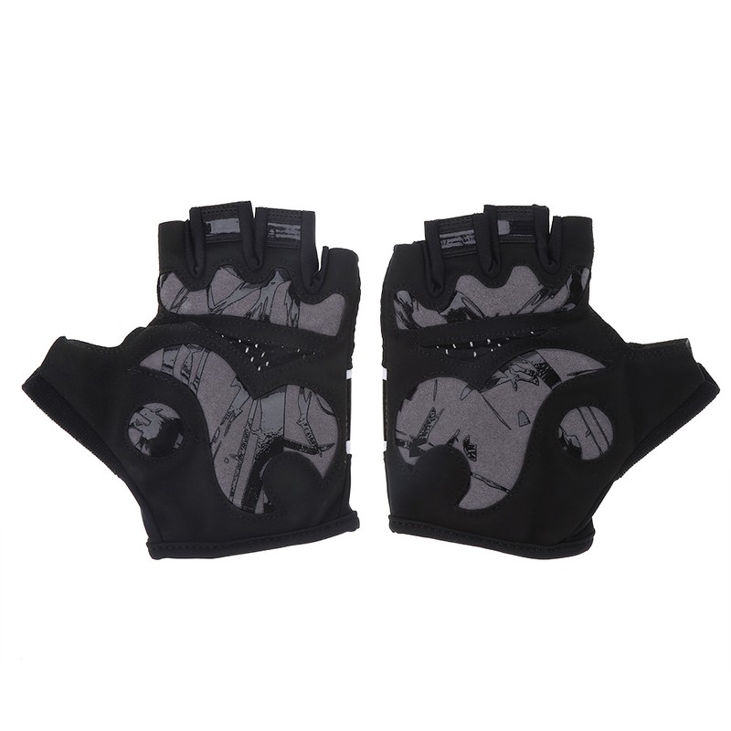 BOODUN 1 Pair Unisex Mountain Bike Breathable Half Finger Gloves