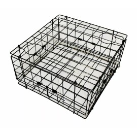 KUFA 24"x24"x12" Vinyl Coated Crab Trap & All Included Accessory kit (S60+CES1)