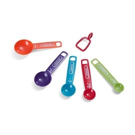 Farberware - Tazas medidoras, color, Cucharas de medidas, Colores Variados, Set de 5, 1