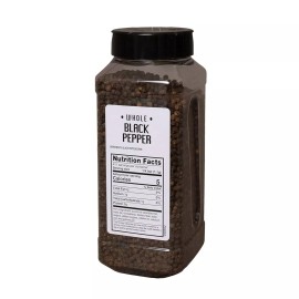 Sauer's Whole Black Pepper | 1 Pound Canister | Foodservice