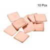 sourcing map Flat IC Chipset Thermal Copper Heatsink for CPU