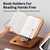 Book Stand for Reading, Mayhas Adjustable Book Holder with 360°