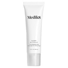 Medik8 Glicólico Para Dormir - Exfoliante Ácido Glicólico En Casa Peel Facial - Tratamiento Anti-Envejecimiento De La Piel Aha Durante La Noche - Glicerina Y Trébol Coreano - 1.0 Oz