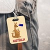 LT006 Australia (Kangaroo) Novelty Funny Unique Designer Gift Glossy Plastic