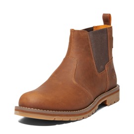 Timberland Men's Redwood Falls Chelsea Boots, Rust Full-Grain, 7