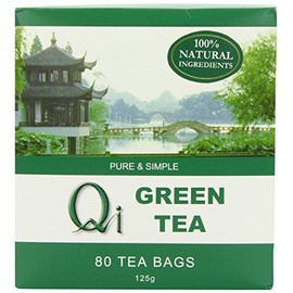 Qi Green Tea Pure & Simple 80 Bag