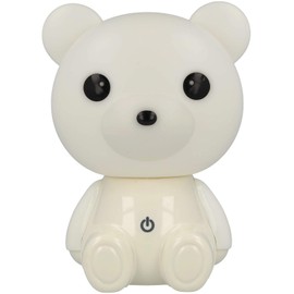 Westcott Lightbuddies Lampe Bär Bruno, LED-Nachtlicht für Kinder mit Akku & USB-Ladekabel, dimmbar, creme weiß, E-88002 00