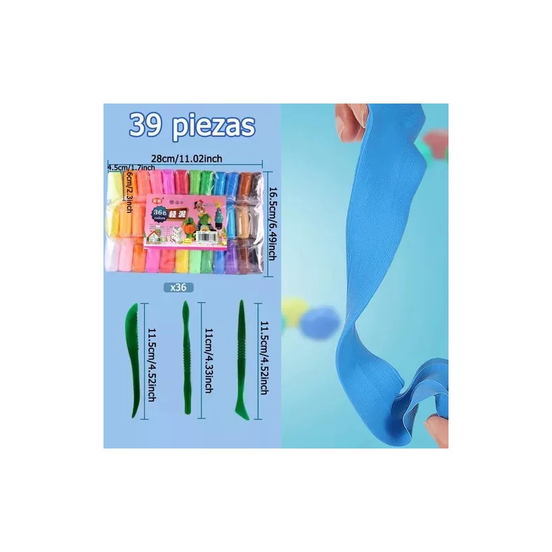 CB Foamy Moldeable 36 Piezas Diferentes Colores, Plastilina