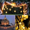 2 Pcs 50 LED 32FT Crystal Globe Solar String Lights