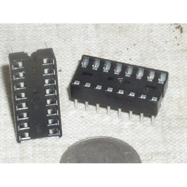 AMP 2 NEW AMP TE 640358-3 16 PIN DIP IC