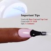 Ozzeal Gel Polish, 0.5 Fl Oz Light Pink Nail Gel
