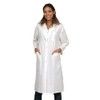 KODAMA 100% Cotton Lab Coat - Press Studs - White