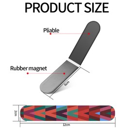 36 Pieces Magnetic Bookmarks, Colourful Magnet Page Markers, Magnetic Book Markers, Various Magnetic Page Clips, Bookmarks for Children, School, Stationery, Book Reading