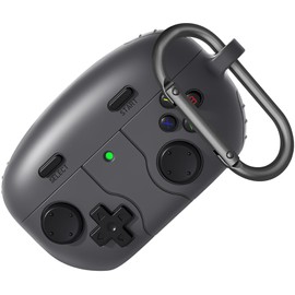 Geiomoo Silicone Case for Sony WF-1000XM5, Funny Cartoon Game Design Protective Cover with Carabiner (Dark Gray)