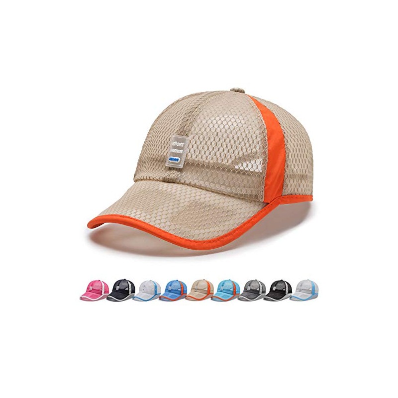 AIEOE Full Mesh Baseball Cap Men's Summer Lightweight Quick-Drying Baseball