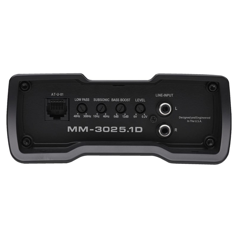 Autotek MM-3025.1D Mean Machine 3000 Watt Amplifier, 1-Ohm Stable Compact