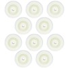 10pcs 2 Inches Nylon Wheel Nylon Round Pulley Caster Roller