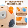 AUOQZ Handcrafted Boulder Blocks for Climbers 3D Rock Climbing Ball