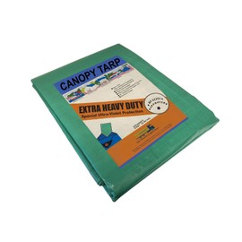 HD Reinforced 12 Mil Waterproof Premium Tarp (Green) (16'x20')
