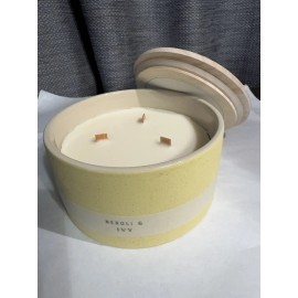 Threshold 3-Wick 16oz Ceramic candle  Wooden Wick Neroli & IVORY Threshold SoyWax