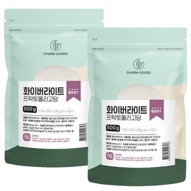 Cham Goods 화이버라이트 프락토올리고당 분말 500g 2팩 FiberLite Fructooligosaccharide Powder 500g 2 Packs