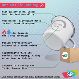 Unbreakable Travel Mug 10 Ounces Angel White Coat Holds Christmas Tree B Aluminum Tea Cup Design Only